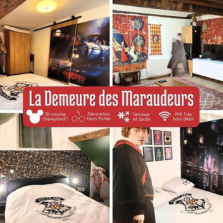 La Demeure Des Maraudeurs -10Min Disney-Jardin & Bbq Villiers-sur-Morin 외부 사진
